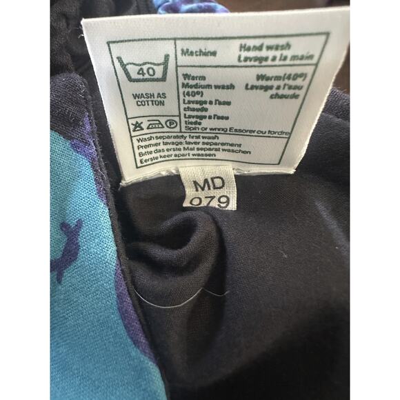 Vintage Laura Ashley Dark Floral 80's Style Dress Fit & Flare Rockabilly US 14 - Picture 16 of 16